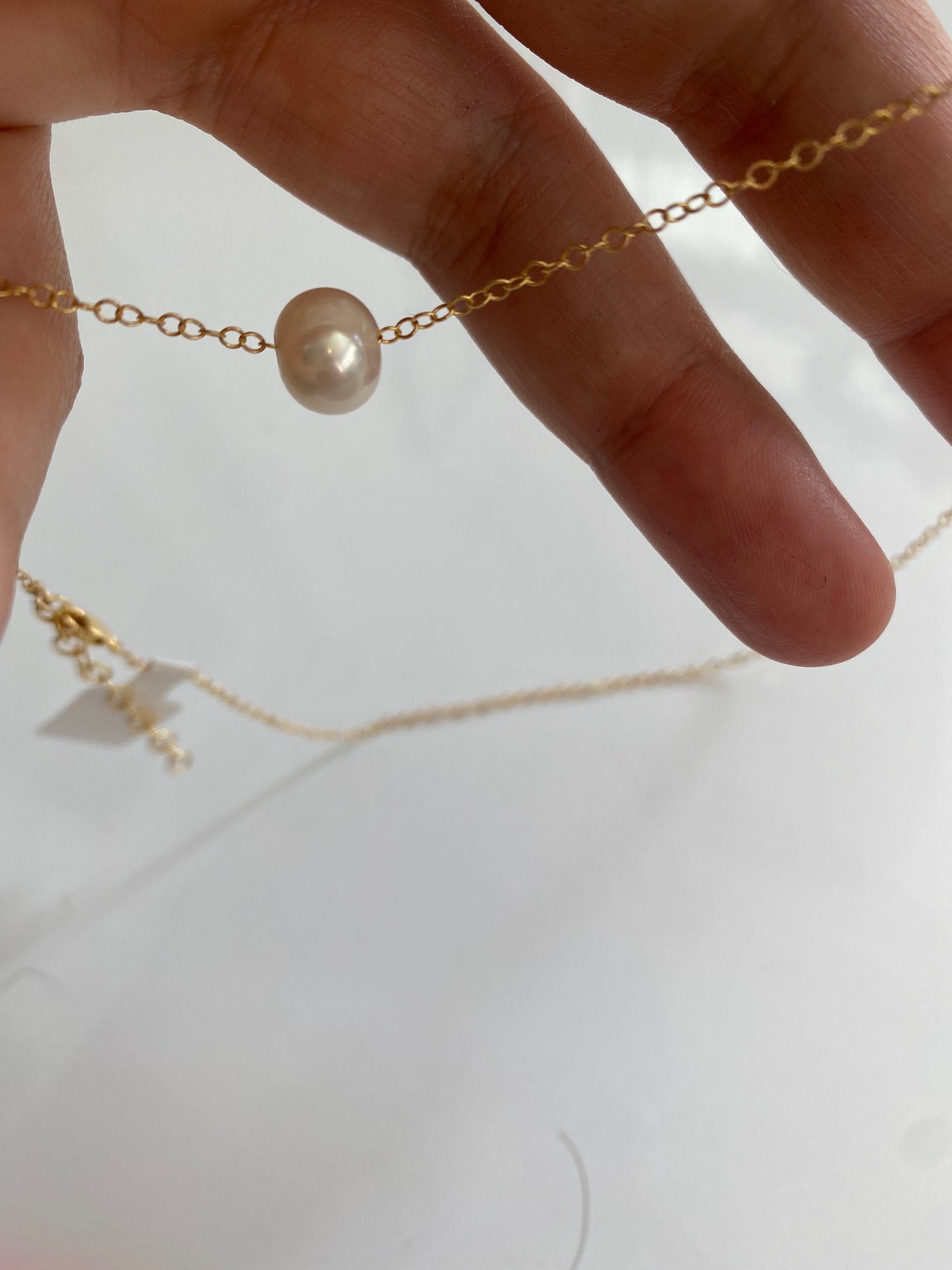 Fresh Water Pearl ball drop Necklace