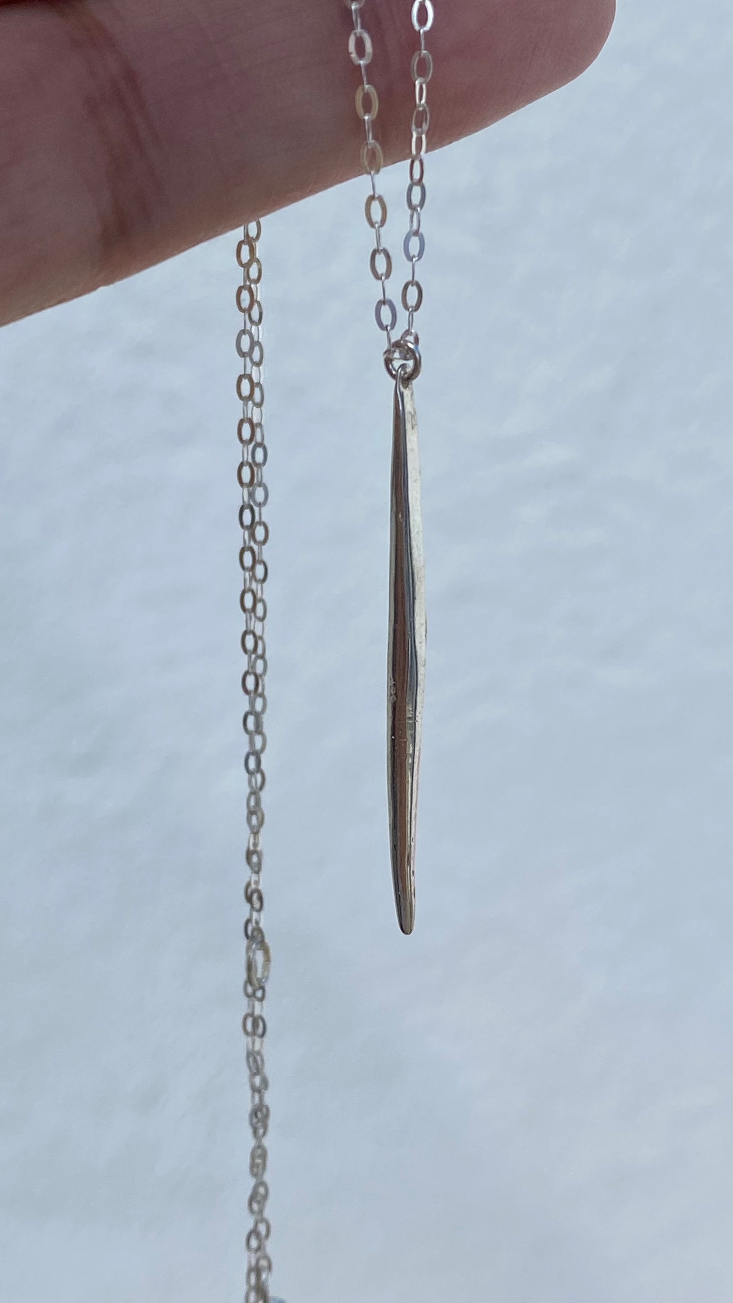 Quill Sterling Silver Necklace 18-20’