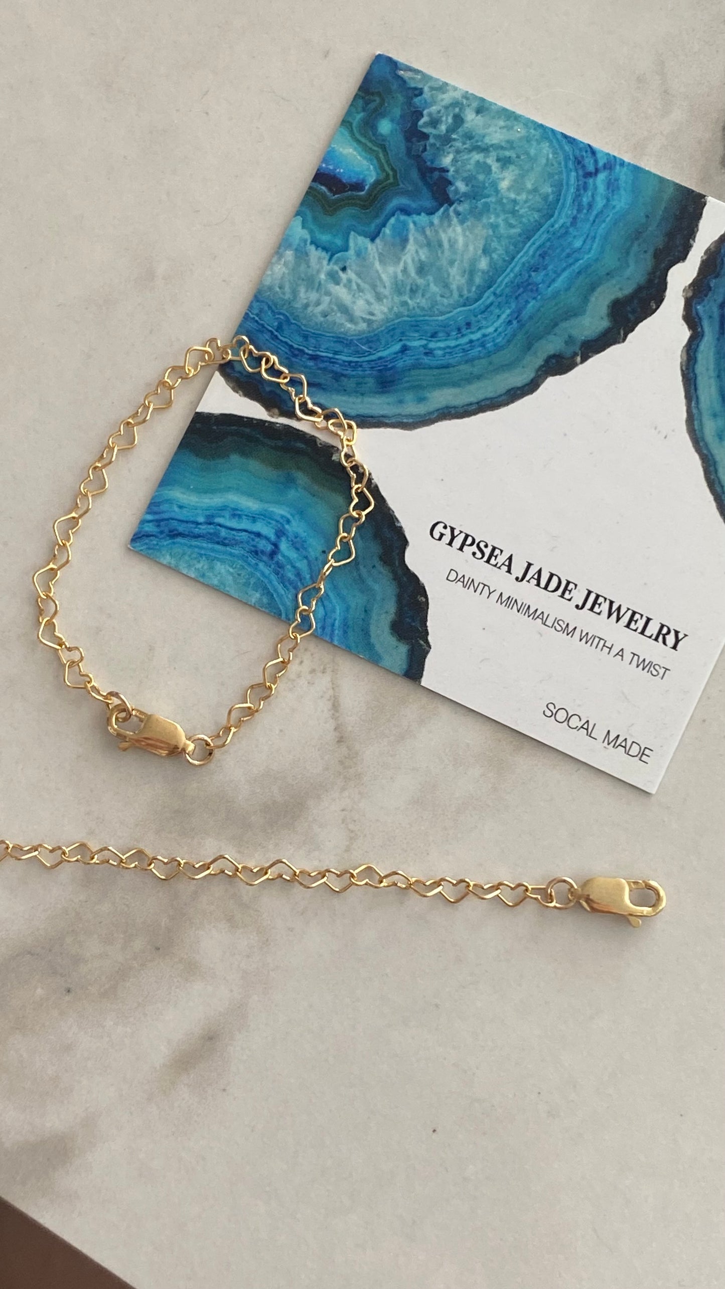 Kids Heart Bracelet 5 inches