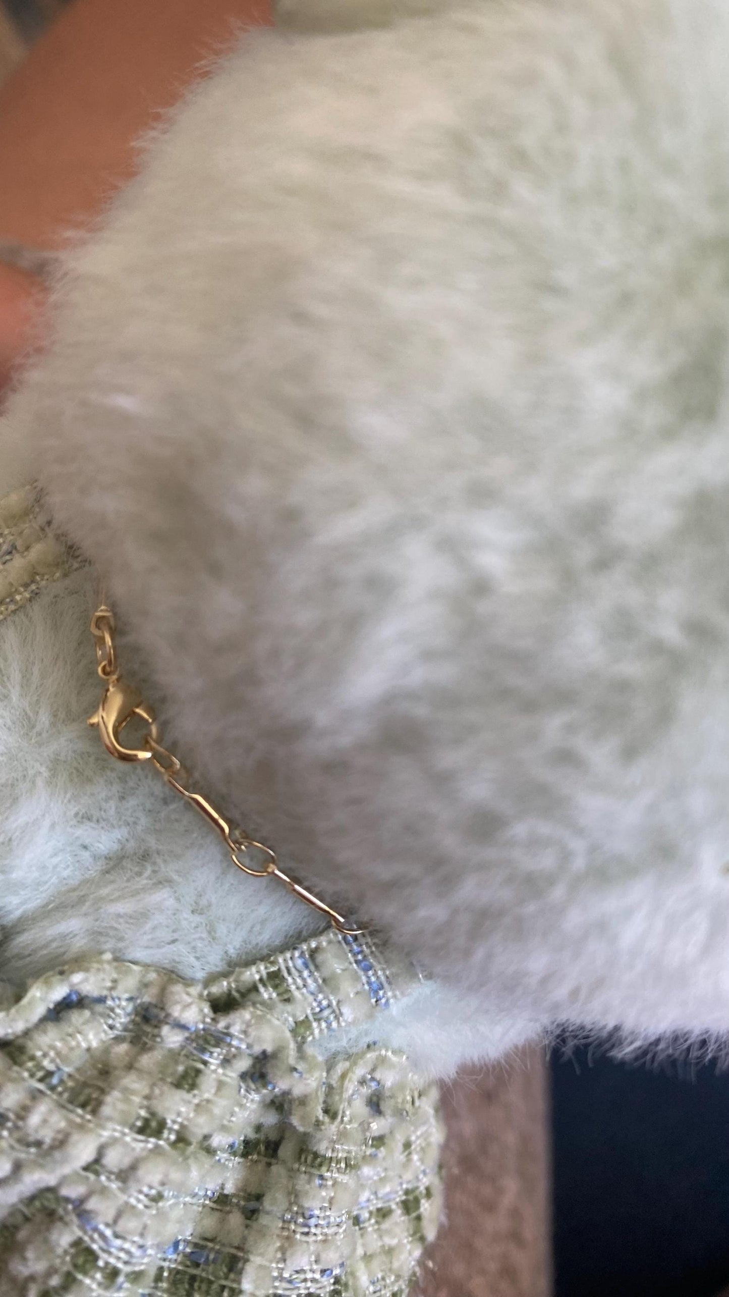 Labubu Doll Accessories | Mini Necklace with charm | Heart Pink charm