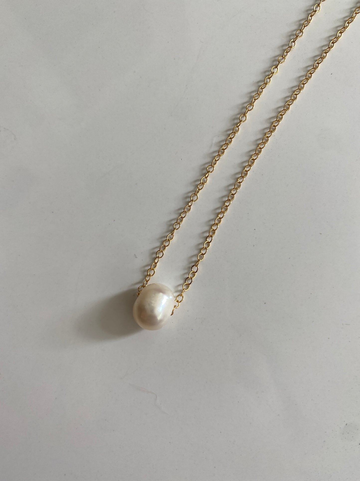 Fresh Water Pearl ball drop Necklace