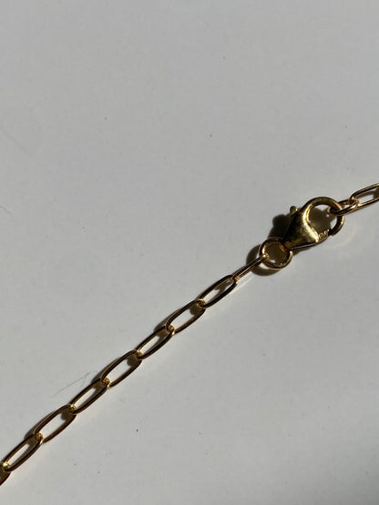 Pearl white Fresh Water Pearl on 14K Gold Filled 18in