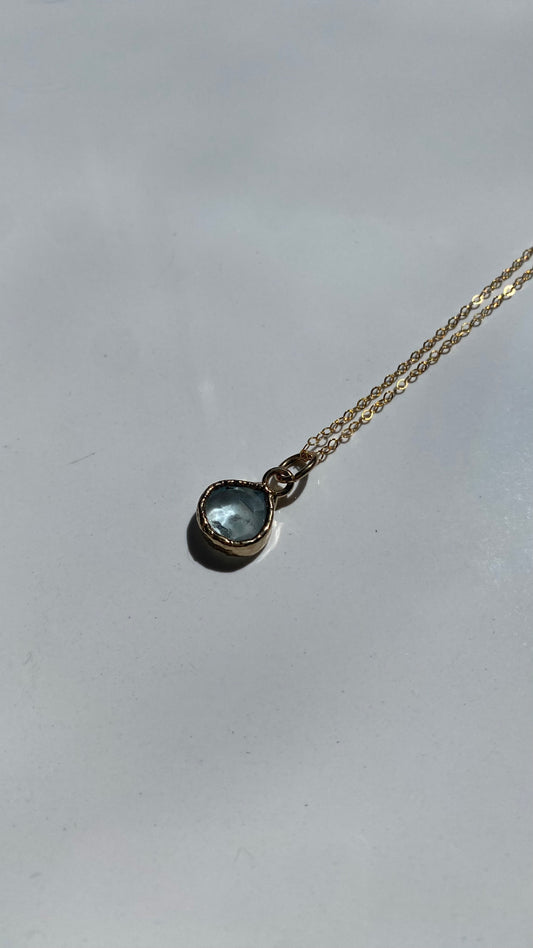 Citrine 14K Gold Filled Necklace 19inches long