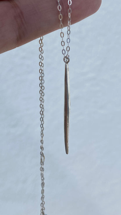 Quill Sterling Silver Necklace 18-20’