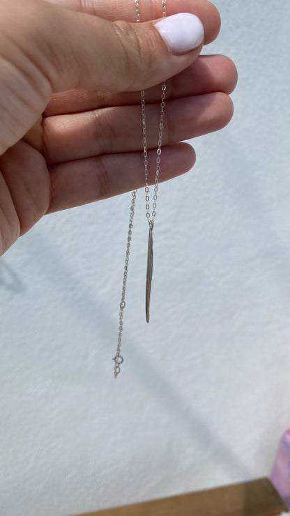 Quill Sterling Silver Necklace 18-20’