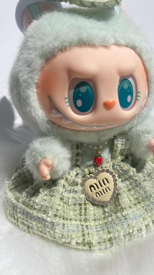 Labubu | Mini Necklace with a sweet little charm | Strawberry charm