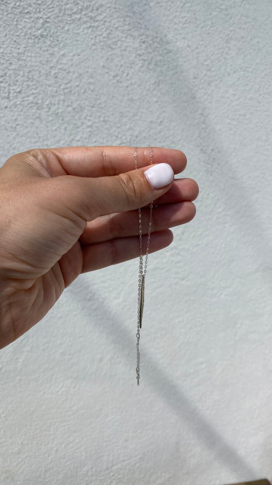 Quill Sterling Silver Necklace 18-20’