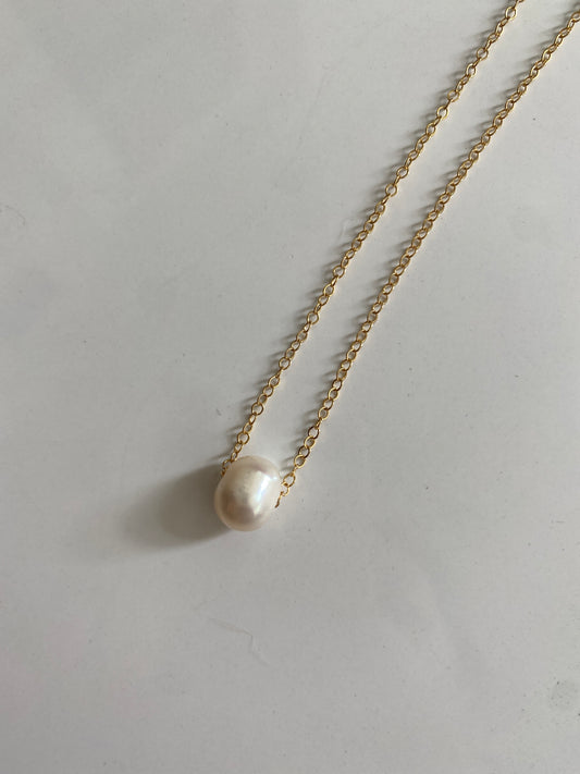 Fresh Water Pearl ball drop Necklace
